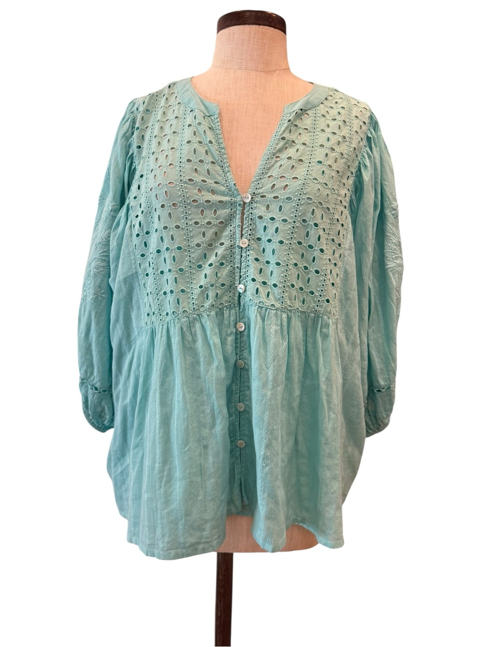 Sundance Eyelit bohemian blouse